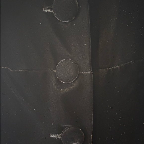 Elegant Black Velvet Cape - opera length with hood - Picture 4 of 10